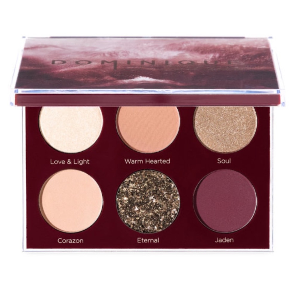Dominique Cosmetics Unconditional Palette matte and shimmer eyeshadow new